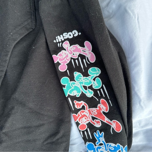 Disney Mickey Mouse x NEFF black hooded pullover sweatshirt - Picture 10 of 11